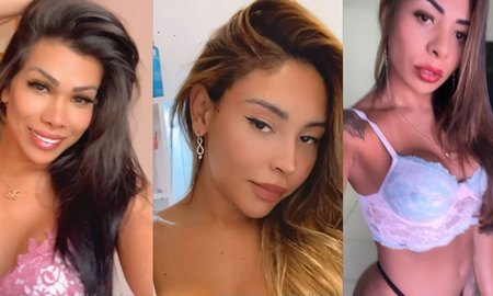 Нарезка дрочки и эякуляции лучших хуистых красоток из ТРАНСельвании.